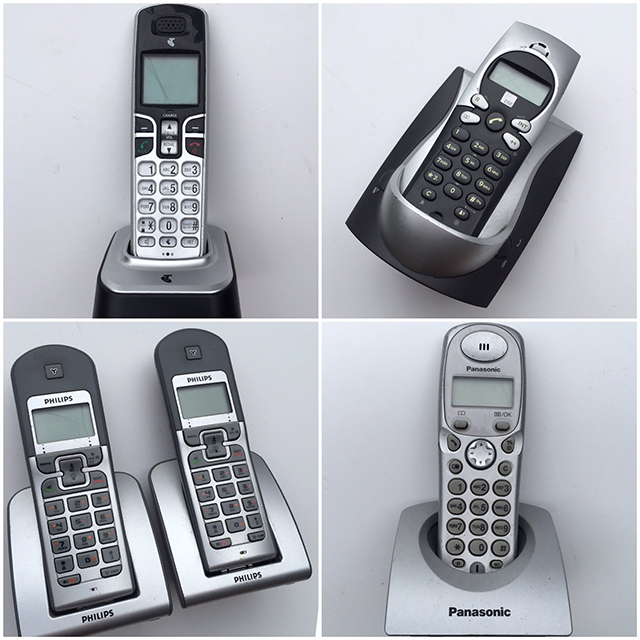 PHONE, Cordless Contemp. Silver Assorted